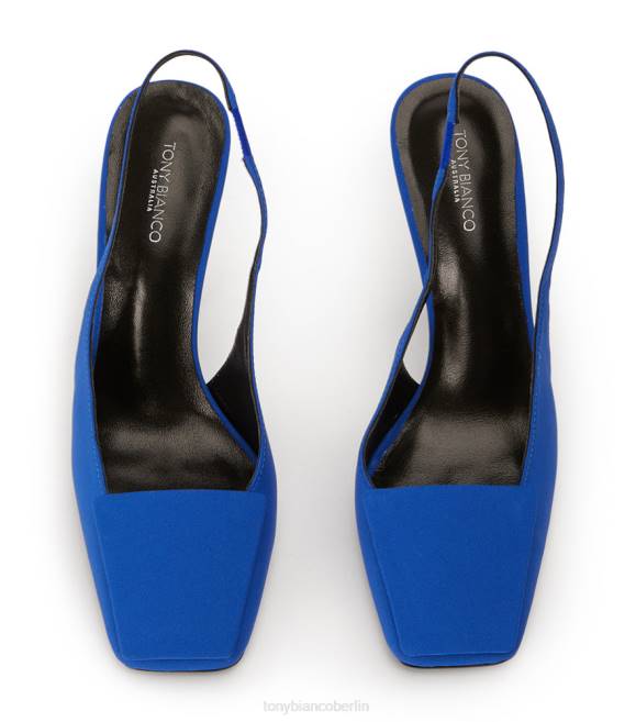 Stöckelschuhe| de Tony Bianco Frauen Rue Heels azurblauer Krepp 4624132